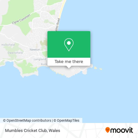 Mumbles Cricket Club map