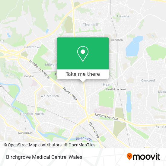 Birchgrove Medical Centre map