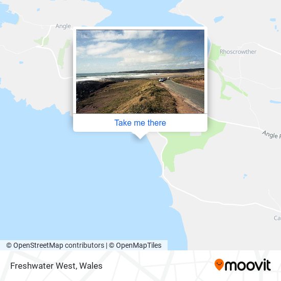 Freshwater West map