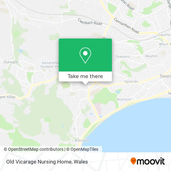 Old Vicarage Nursing Home map