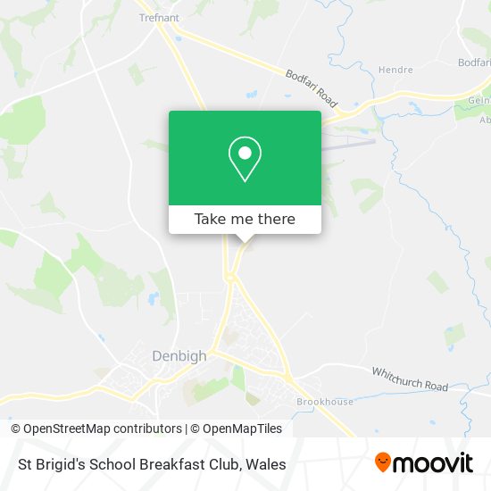 St Brigid's School Breakfast Club map