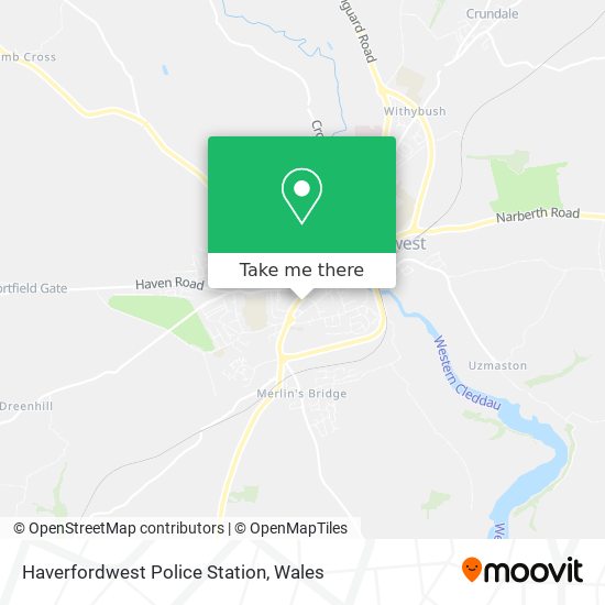 Haverfordwest Police Station map