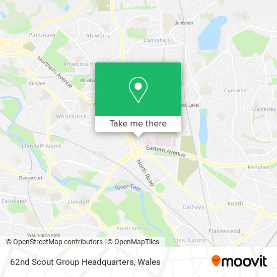 62nd Scout Group Headquarters map