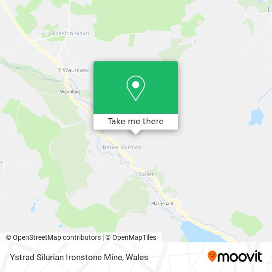 Ystrad Silurian Ironstone Mine map