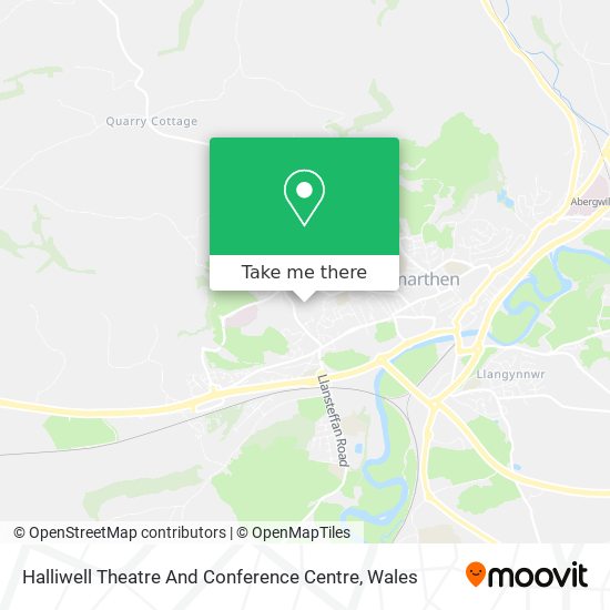 Halliwell Theatre And Conference Centre map