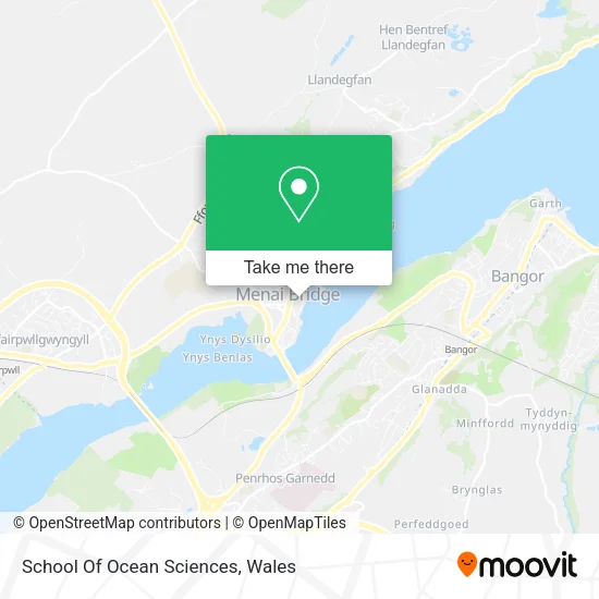 School Of Ocean Sciences map