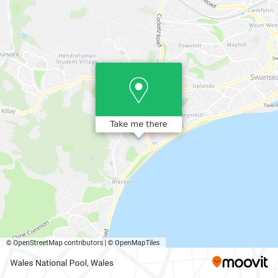 Wales National Pool map