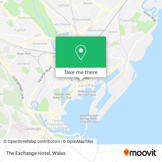 The Exchange Hotel map