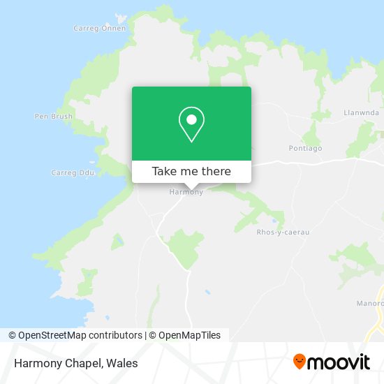 Harmony Chapel map