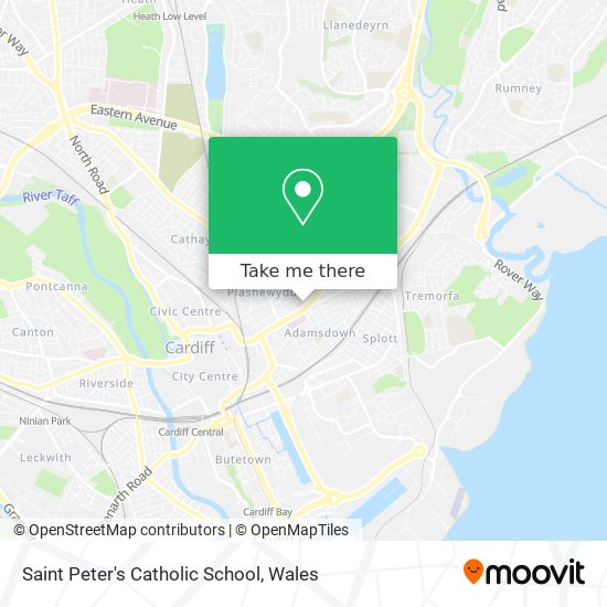 Saint Peter's Catholic School map