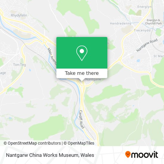 Nantgarw China Works Museum map