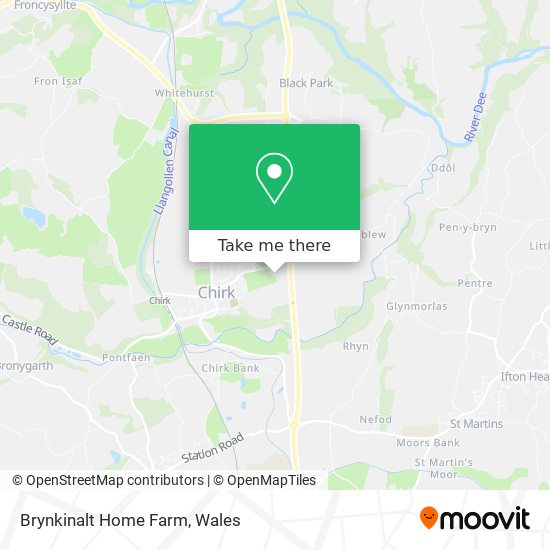 Brynkinalt Home Farm map