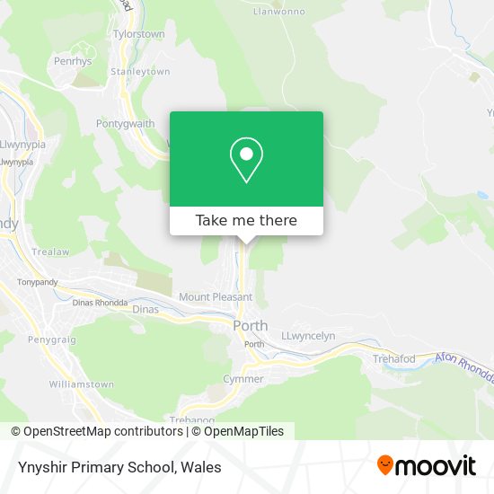 Ynyshir Primary School map