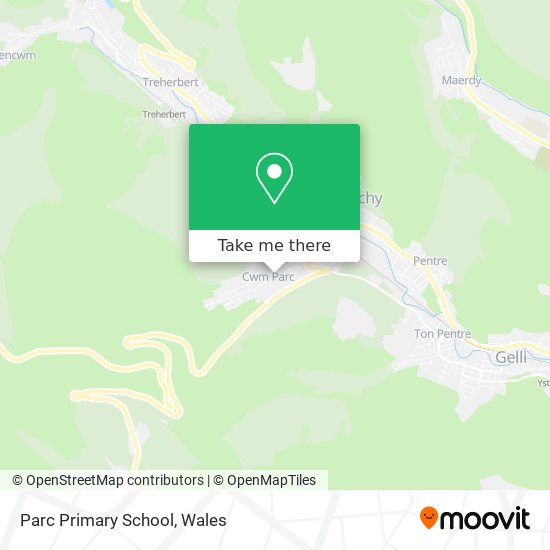 Parc Primary School map