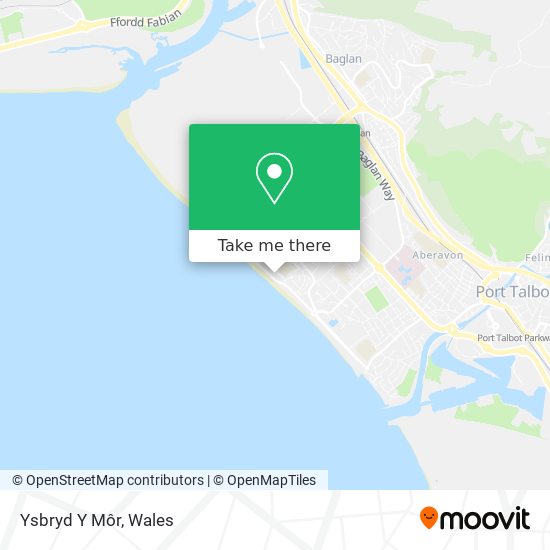 Ysbryd Y Môr map