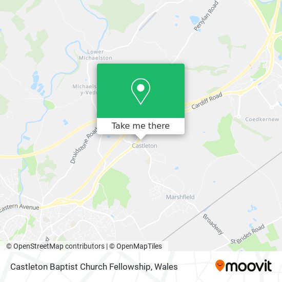 Castleton Baptist Church Fellowship map
