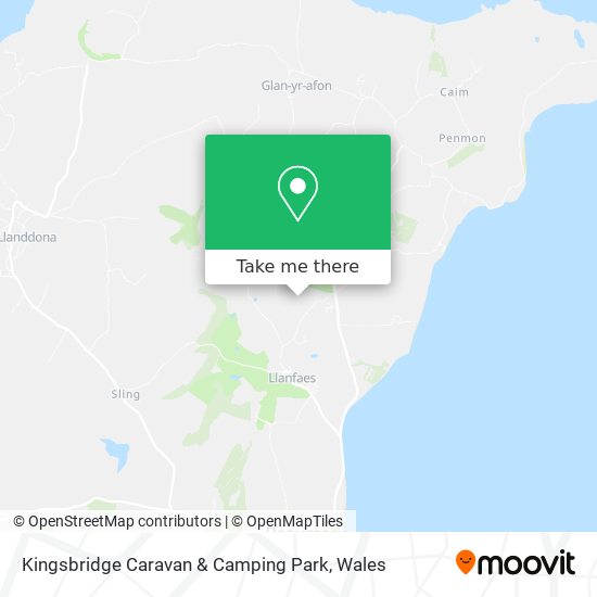 Kingsbridge Caravan & Camping Park map