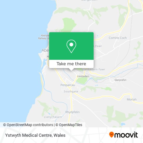 Ystwyth Medical Centre map
