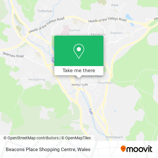 Beacons Place Shopping Centre map