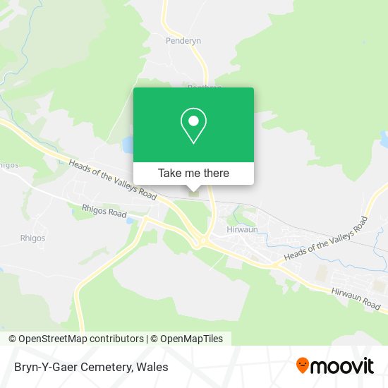 Bryn-Y-Gaer Cemetery map