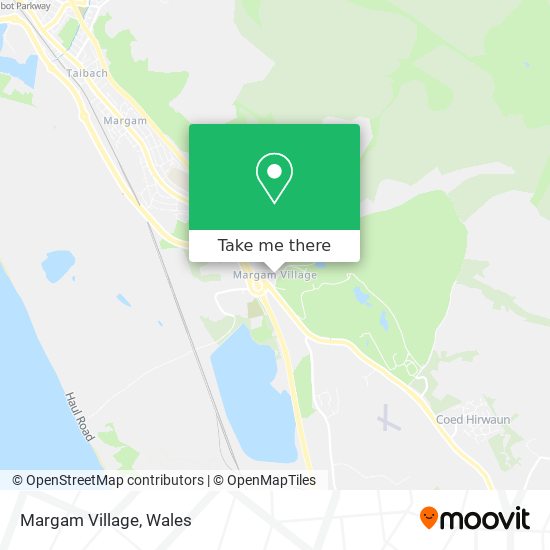 Margam Village map