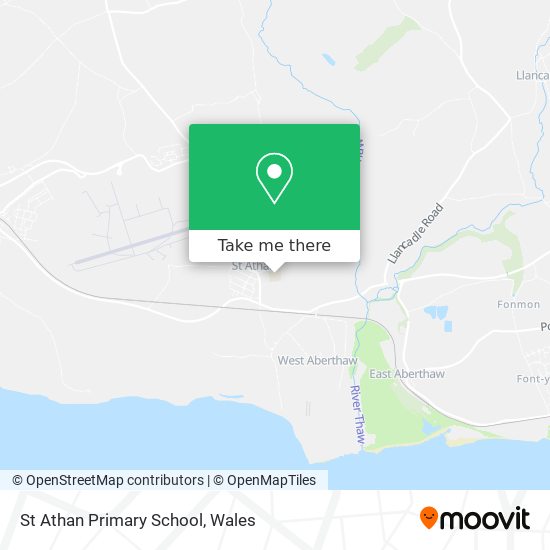 St Athan Primary School map