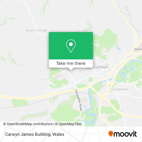 Carwyn James Building map