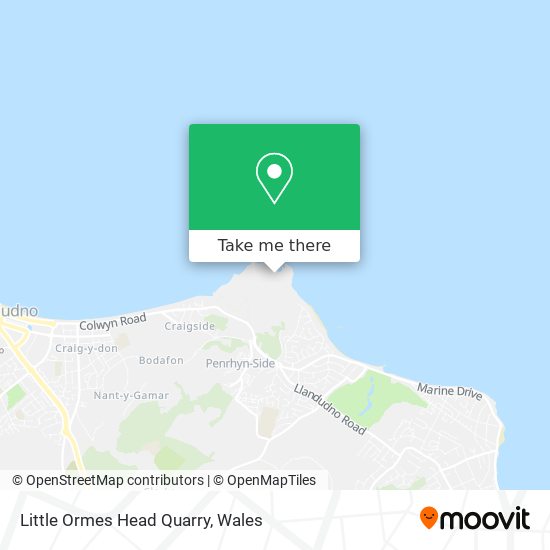 Little Ormes Head Quarry map