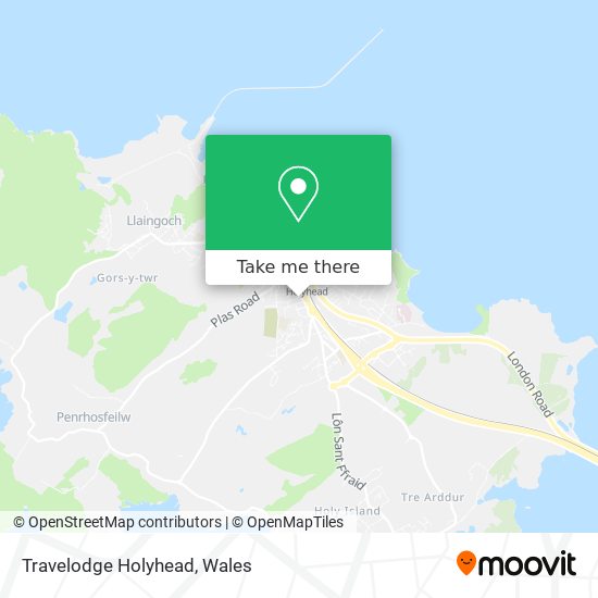 Travelodge Holyhead map