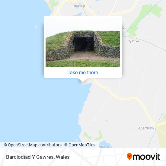 Barclodiad Y Gawres map