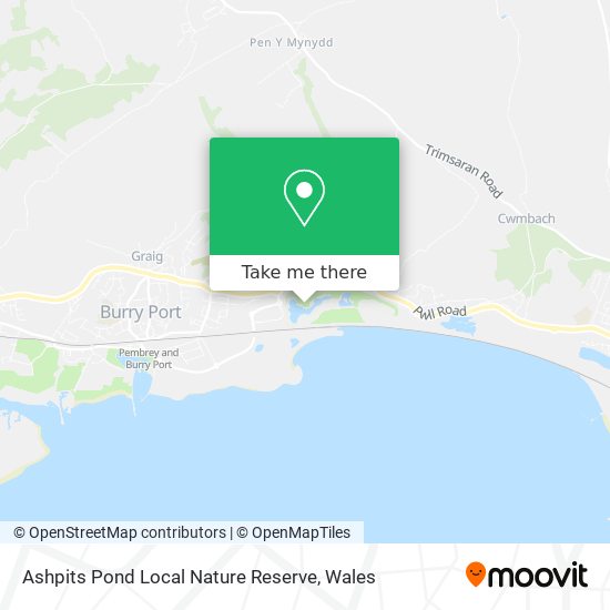 Ashpits Pond Local Nature Reserve map