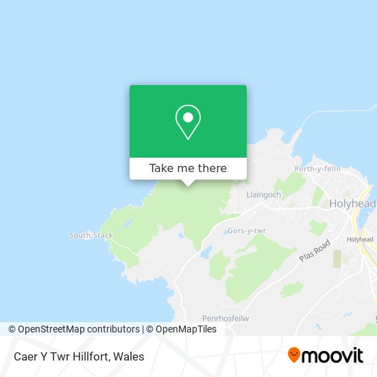 Caer Y Twr Hillfort map