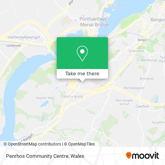Penrhos Community Centre map