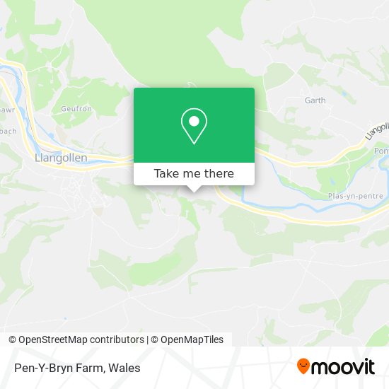 Pen-Y-Bryn Farm map