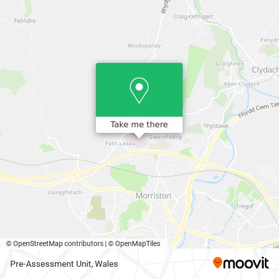 Pre-Assessment Unit map