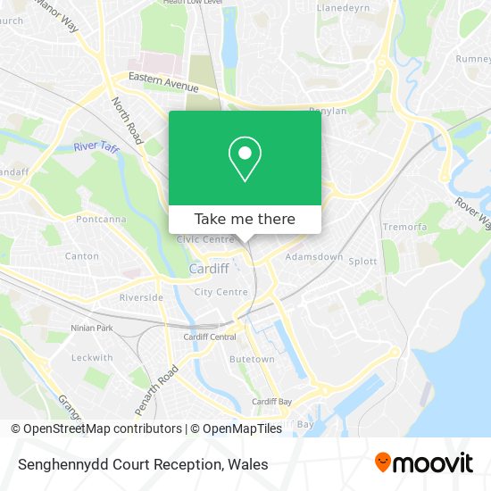 Senghennydd Court Reception map
