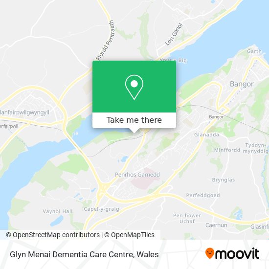 Glyn Menai Dementia Care Centre map
