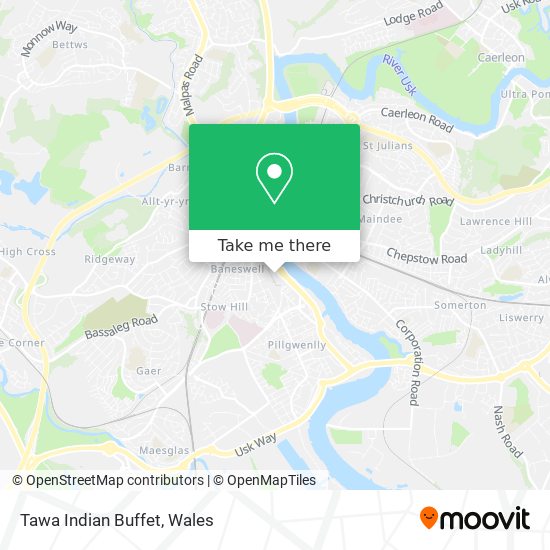 Tawa Indian Buffet map