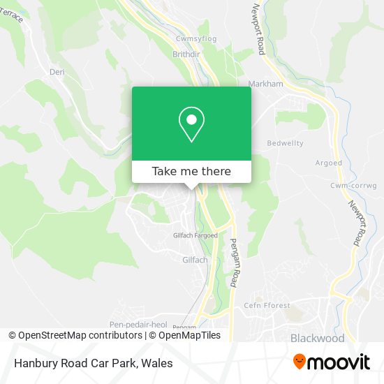 Hanbury Road Car Park map
