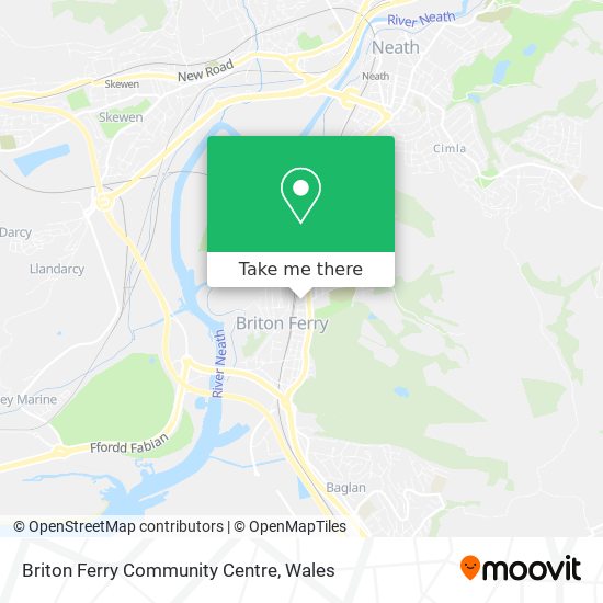 Briton Ferry Community Centre map