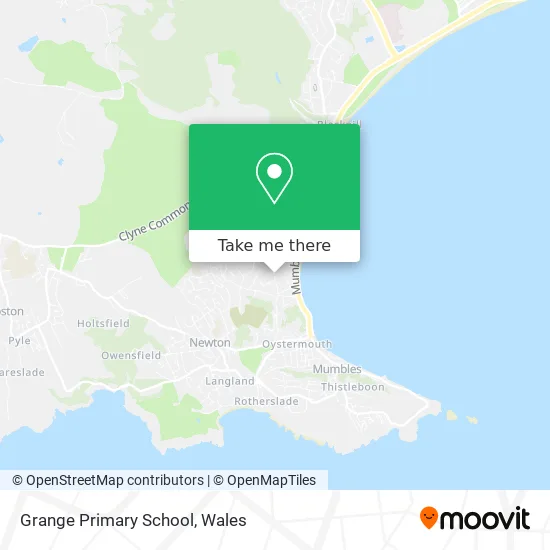 Grange Primary School map