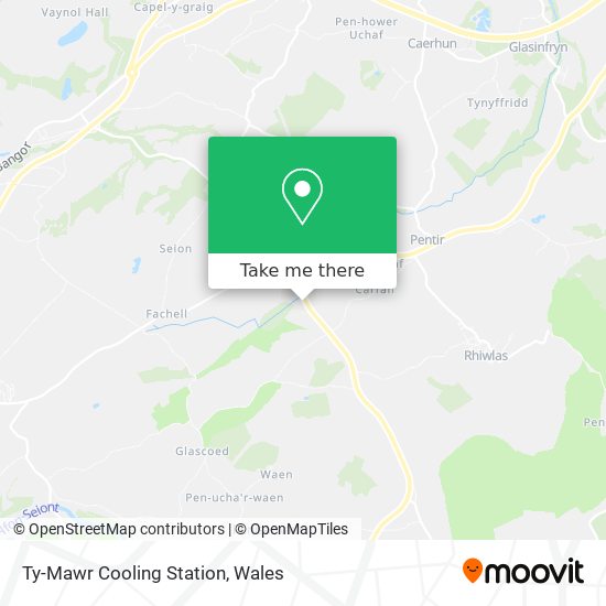 Ty-Mawr Cooling Station map