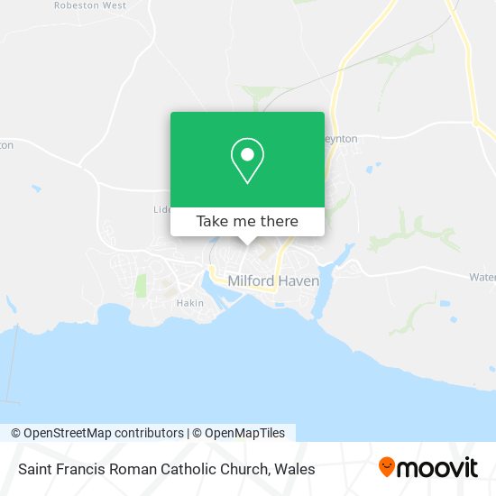 Saint Francis Roman Catholic Church map
