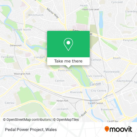 Pedal Power Project map