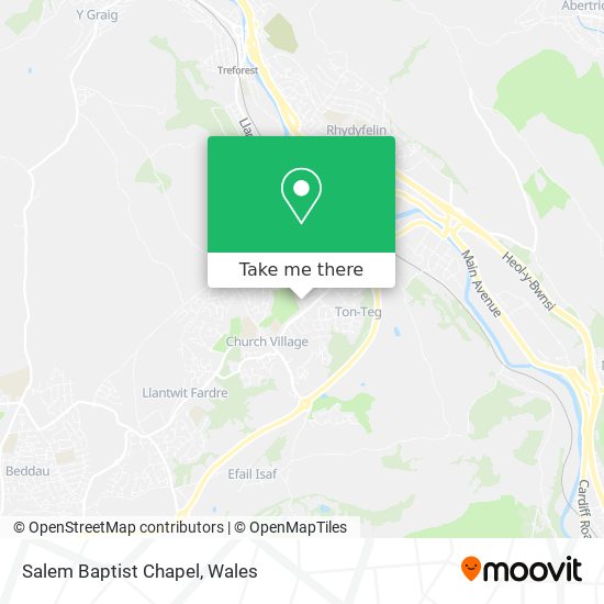 Salem Baptist Chapel map