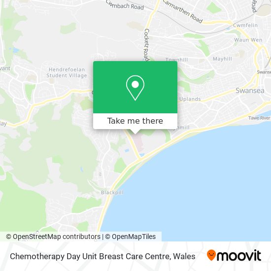 Chemotherapy Day Unit Breast Care Centre map