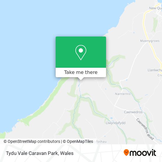 Tydu Vale Caravan Park map