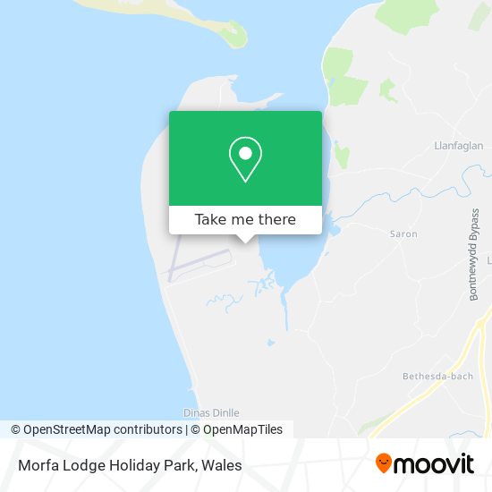 Morfa Lodge Holiday Park map