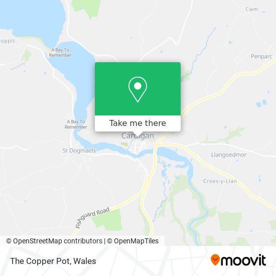 The Copper Pot map