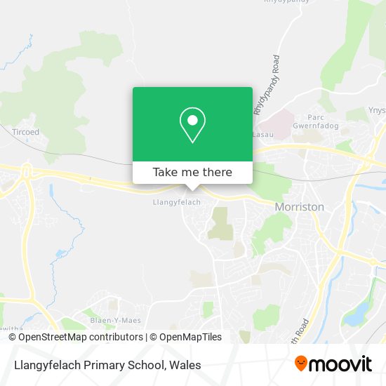 Llangyfelach Primary School map